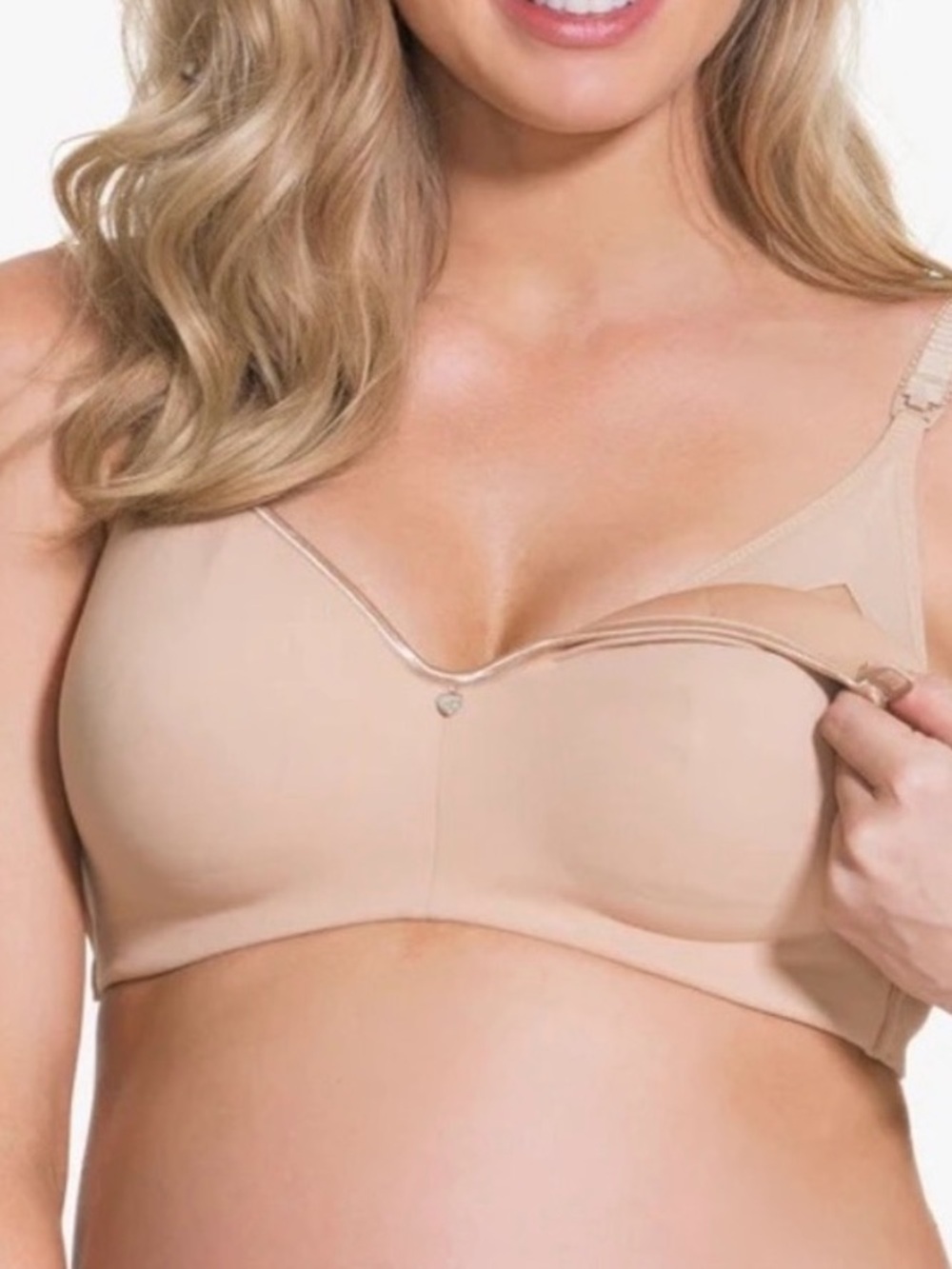 CAKE MATERNITY CROISSANT FULL CUP NURSING BRA Nude Tan | Size 38F